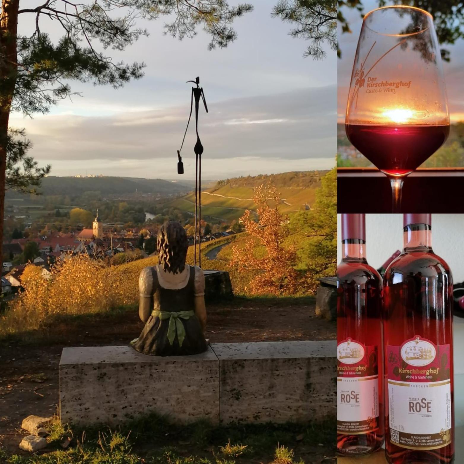Kirschberghof Gaestehaus Und Weinverkauf Sommerhausen Bagian luar foto